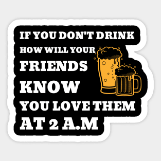 Beer Lover Sticker